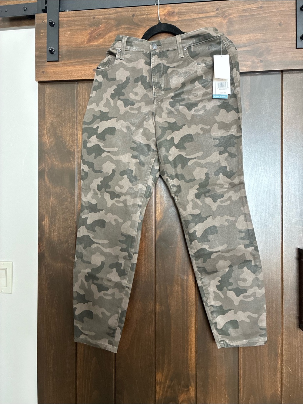 belk Brown & Olive Camo Straight-Leg Jeans